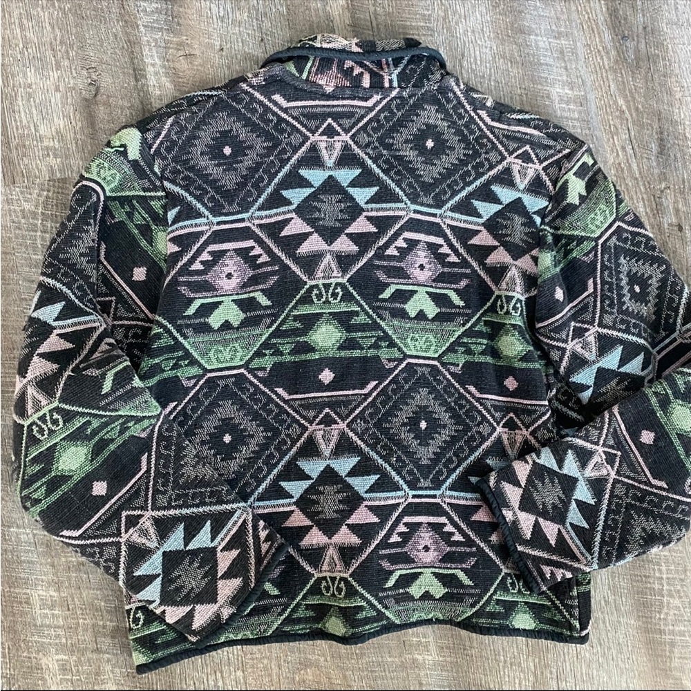 New Identity Aztec Print Jacket - Picture 2 of 8